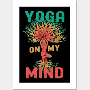 Yoga On My Mind Posters and Art